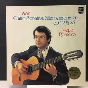 ◆ Sor ◆ Guitar Sonatas ◆ Pepe Romero ◆ 蘭盤 Philips