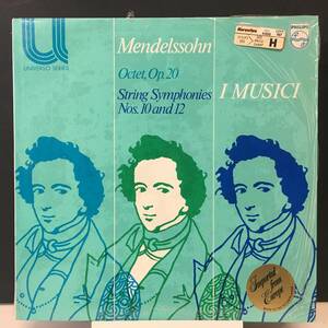 ◆ ストリングス ◆ Mendelssohn ◆ Octet, Op.20 ◆ String Sympjonies ◆ 蘭盤 Philips