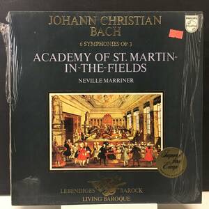 ◆ Johann Christian Bach ◆ 6 Symphonies Op3 ◆ Neville Marriner ◆ 蘭盤 Philips