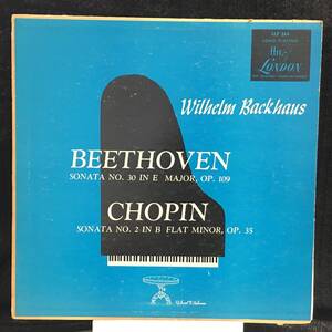 ◆ Wilhelm Backhaus ◆ Beethoven ◆ Chopin ◆ 英盤 London 深溝 重量 フラット