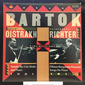 ◆ ストリングス ◆ Bartok ◆ Oistrakh , Richter ◆ 米盤 プロモ Columbia