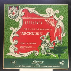 ◆ストリングス ◆ Beethoven ◆ Archduke ◆ Trio No.4 in B Flat major ◆ 英盤 深溝 フラット 重量 London 