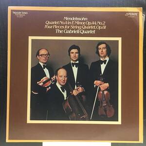 ◆ Mendelssohn ◆ Quartet No.4 in E minor, Op. 44, No.2 ◆ The Garieli Quartet ◆ 米盤 Decca