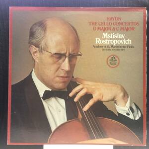 ◆ストリングス ◆ Haydn ◆ The Cello Concertos D major & C Major ◆ Mstislav Rostropovich ◆ 英盤 Angel