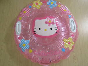  Hello Kitty 80.1 person for float 1997 year made swim ring floating tool USED letter pack post service plus 520 jpy 