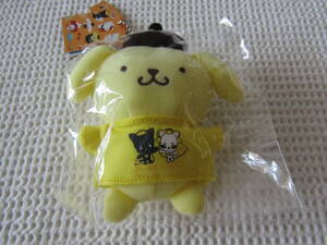  Nagasaki Huis Ten Bosch Pom Pom Purin T-shirt soft toy charm unused Sanrio 2017 year made non-standard-sized mail. postage 200 jpy 