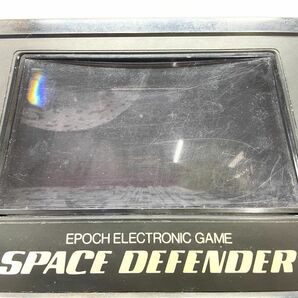 【E558】昭和レトロ 古いゲーム機 エポック社 電子ゲーム SPACE DEFENDER/スペースディフェンダー 当時物 ビンテージ 希少品の画像3