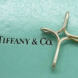 【E552】美品 TIFFANY＆Co. ティファニー エルサペレッティ オープンクロス ネックレストップ シルバー SV925 2.6×3.6cm 正規品 bの画像2