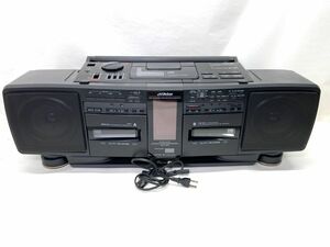 [E680] rare goods Victor Victor CD radio-cassette RC-X90 Showa Retro CD portable system G-HORN EX operation verification ending b