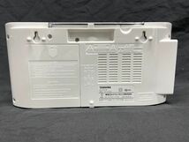 【E816】美品 TOSHIBA CDラジオ TY-C23 2014年製 電化製品 CDプレイヤー ホワイト 動作品 b_画像8