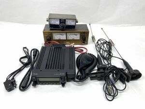 [E877] Icom ICOM IC-207D transceiver / antenna TZ-841/ power meter etc. transceiver set sale present condition goods 