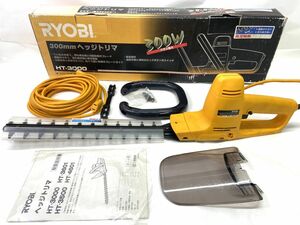 [F018]RYOBI HT-3000 Ryobi 300mm hedge trimmer raw . plant barber's clippers grass mower operation verification ending b