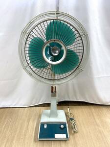 [E642] Mitsubishi Showa Retro electric fan R30-V type feather diameter 30cm antique Vintage operation verification ending b