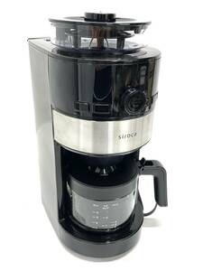 【E840】シロカ コーヒーメーカー siroca SC-C111コーン式 全自動コーヒーメーカー 2022年製 動作確認済み b