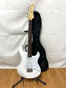 [E912] beautiful goods Yamaha pasifikaPAC012 white electric guitar YAMAHA PACIFICA soft case attaching sound out has confirmed b