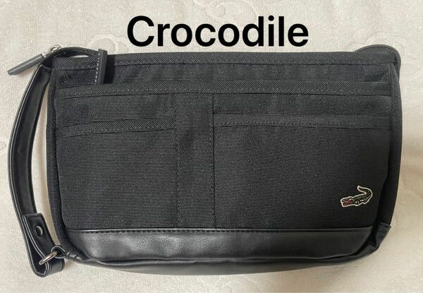 Crocodile クロコダイル　メンズ多機能バッグ　美品