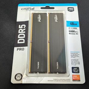 Crucial Pro 48GB Kit (2x24GB) DDR5-6000 UDIMM CP2K24G60C48U5 