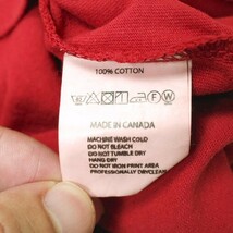 新品 Engineered Garments エンジニアードガーメンツ Printed Cross Crew Neck T-shirt - MUSICIANS クロスオーバーポケットTシャツ S RED_画像7