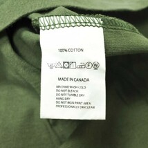 Engineered Garments エンジニアードガーメンツ Printed Cross Crew Neck T-shirt - EAGLE クロスオーバーポケットTシャツ M Olive g16224_画像7