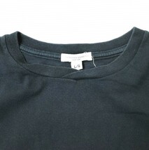 Engineered Garments エンジニアードガーメンツ Printed Cross Crew Neck T-shirt GARMENT DISTRICT クロスオーバーポケットTシャツ L NAVY_画像3