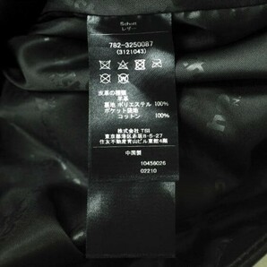 schott x BEAUTY＆YOUTH ショット ビューティーアンドユース 23AW 別注 CAR COAT ラムレザーカーコート 782-3250087 L Black ジャケットの画像9