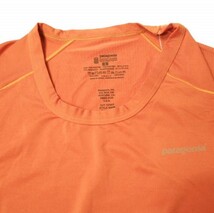 新品 PATAGONIA パタゴニア 11AW M's Capilene 1 Silkweight Stretch T-Shirt キャプリーン1 ストレッチTシャツ 45600 S DMO オレンジ_画像5