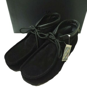 Clarks クラークス Wallabee BT GTX ワラビーブーツ ゴアテックス 26128499 UK9.5(27.5cm) BLACK SUEDE スエード GORE-TEX シューズ g16684