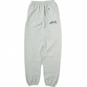 Champion チャンピオン US企画 ECO FLEECE YALE COLLEGE SWEAT PANTS 裏起毛 イェール大学 カレッジスウェットパンツ S グレー g16365