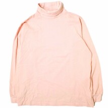 DRESS ドレス 日本製 Plain Turtleneck プレーンタートルネックカットソー DR-15221 L PINK 長袖 Tシャツ NEAT ニート NISHINOYA g16668_画像1