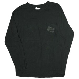 nonnative x Pilgrim Surf+Supply ノンネイティブ ピルグリム 別注 PILGRIM LS TEE ロゴプリントロングスリーブTシャツ NN-T3151 2 BLACK