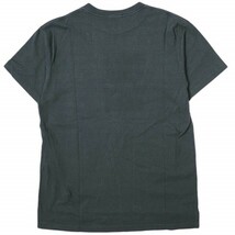 Engineered Garments エンジニアードガーメンツ Printed Cross Crew Neck T-shirt - HKMS クロスオーバーポケットTシャツ S Dk.Navy g16219_画像2