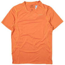 新品 PATAGONIA パタゴニア 11AW M's Capilene 1 Silkweight Stretch T-Shirt キャプリーン1 ストレッチTシャツ 45600 S DMO オレンジ_画像1