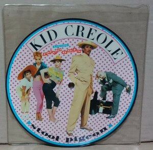 7インチ■KID CREOLE AND THE COCONUTS / STOOL PIGEON(remixed version)■PICTURE DISC/UK盤/PWIP 6793■キッド・クレオール　シングル/EP