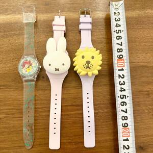  Miffy mascot watch ga tea lion Ariel Disney Little Mermaid .. wristwatch accessory digital clock 