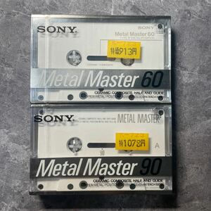 SONY Sony Metal Master 60 минут 90 минут metal кассетная лента нераспечатанный не использовался товар [TYPE IV]