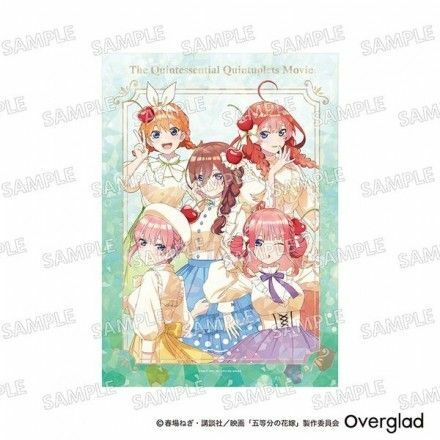 五等分の花嫁 A3ホログラムポスター クリームソーダver.(全員) 未開封未使用 ポスター専用段ボールでお届け