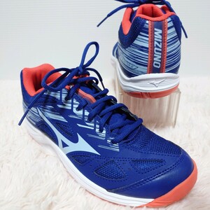  beautiful goods MIZUNO SKY BLASTER 2 Mizuno Sky blaster badminton shoes shoes 24.5cm lady's navy navy blue color 