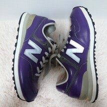 new balance ニューバランス 574 廃盤 スニーカー シューズ 靴 27cm メンズ パープル 紫_画像4