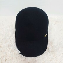 CA4LA カシラ 日本製 ウール キャップ 帽子 レディース ブラック 黒_画像2