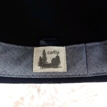 CA4LA カシラ 日本製 ウール キャップ 帽子 レディース ブラック 黒_画像6