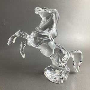 定価11万円 ★極美品★ バカラ いななく馬 跳ね馬 ジャンピングホース 置物 フィギュリン Baccarat クリスタル 