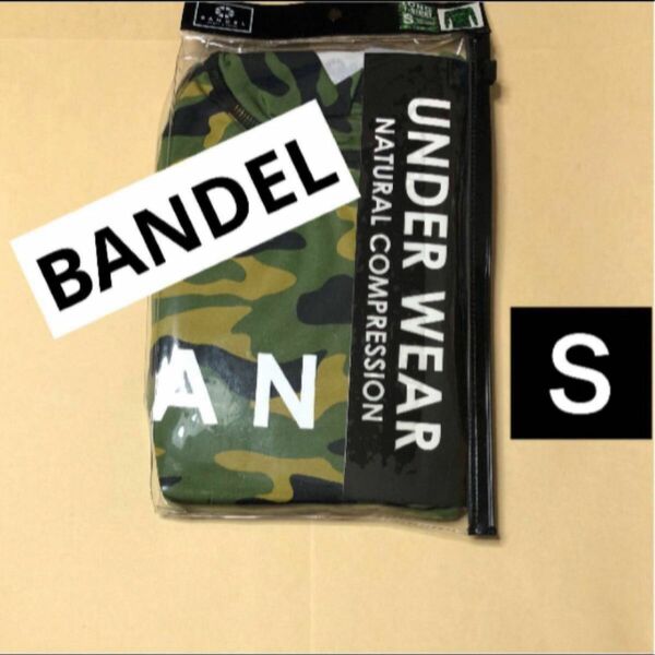 バンデル　BANDEL Tシャツ　長袖　ハイネック　ロング　　コンプレッション　Ｓ