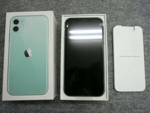 @【未使用品】 SIMロック解除済 Apple iPhone 11 グリーン 256GB MWMD2J/A A2221 スマートフォン アップル アイフォン11 ソフトバンク版