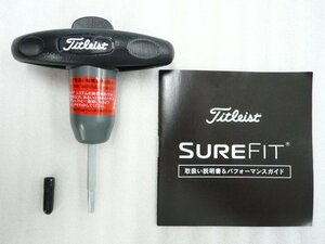 超美品！！ タイトリスト純正 トルクレンチ SureFit Tour (TSR／TSi／TS／917／915シリーズ) 取扱説明書付