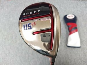 良品♪ 2020 オノフ ONOFF FAIRWAY WINGS U5 23° 純正カーボン SMOOTH KICK MP-520U (R2) 日本仕様