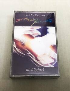 ◆イタリアORG カセットテープ◆ PAUL McCARTNEY / TRIPPING THE LIVE FANTASTIC HIGHLIGHTS! ◆未開封品！