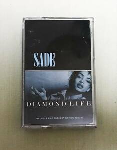 *UK ORG cassette tape * SADE / DIAMOND LIFE * car -te-