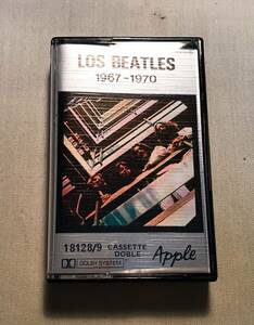 * Argentina ORG кассетная лента * LOS BEATLES / 1967-1970 *APPLE RECORDS/ серебряный цвет жакет 