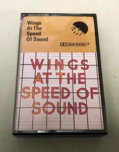 ◆UK ORG カセットテープ◆ WINGS / AT THE SPEED OF SOUND ◆PAUL McCARTNEY