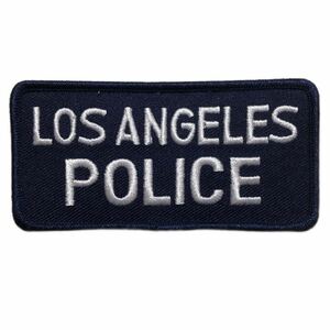 LAPD Los Angeles city police badge navy 